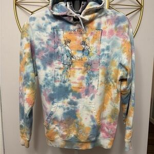 Pink Floyd Wish You Were Here Hoodie Sweatshirt Adult Medium Tie Dye Sweatshirt